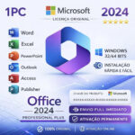 Pacote Office 2024 Professional Plus - Licença vitalícia sem mensalidades